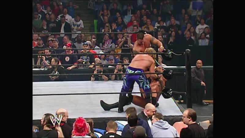 |wm| ренди ортон, крис джерико, крис бенуа и мэйвен против эджа, батисты, трипл эйча и снитски survivor series 2004