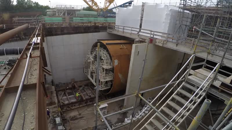 Тоннелепроходческая машина катарина амалия бурит второй тоннель победа буги вуги в гааге