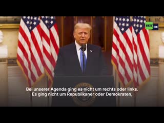 Komplette abschiedsrede von präsident trump (mit deutscher übersetzung) „das beste kommt erst noch“