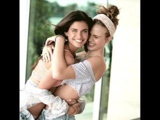 Josephine skriver and sara sampaio for victoria's secret