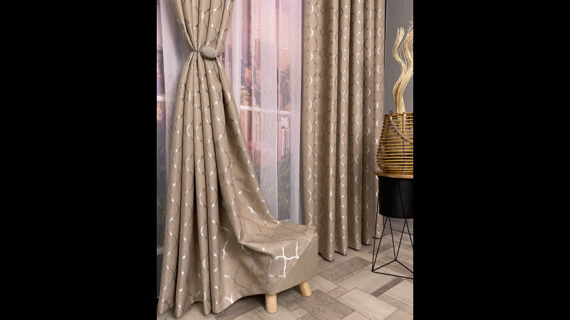 Комплект портьер "desert rose 4"№414