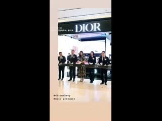 200121 сонми на открытии бутика dior beauty