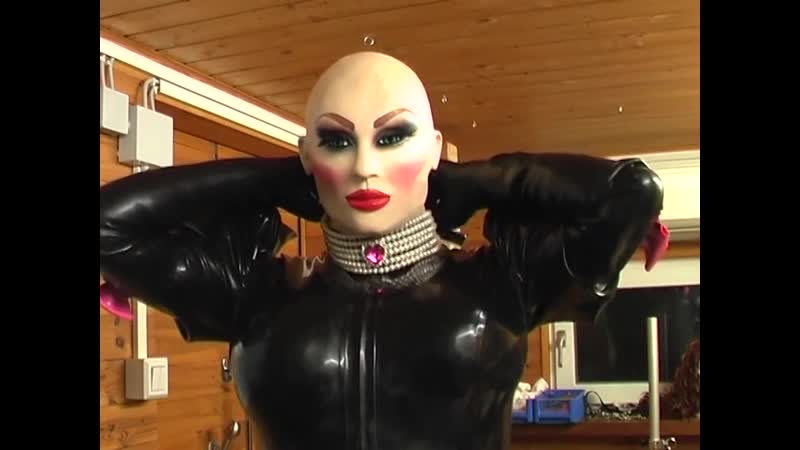 Rubberdoll transformation in “lisa girl “