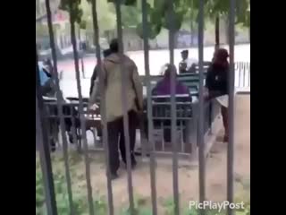 Кипиш чёрных бомжей