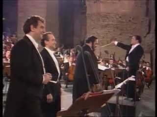 Фантастическое трио паваротти, каррерас и доминго o sole mio pavarotti, carreras, domingo rome 1990 dvd quality