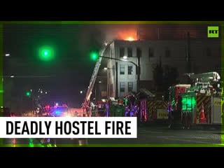 Hostel ablaze in new zealand’s capital