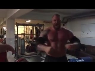 Hafþór júlíus björnsson (hafthor julius bjornsson) log lift training with 396lbs