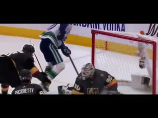 Elias pettersson pulls off outstanding move in front to beat robin lehner