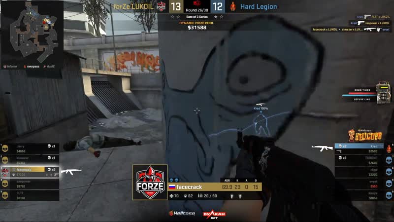 Krad clutch 1v3 forze @ de overpass