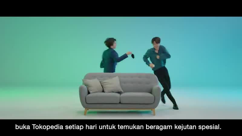 Jimin kena prank jung kook di iklan tokopediaxbts