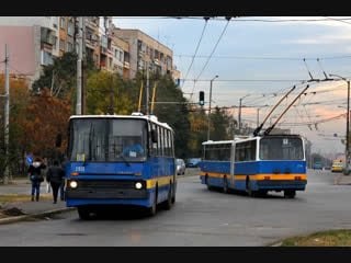 Sofia trolleybus ikarus 280t (2013) троллейбусы икарус ы софии (2013 г)