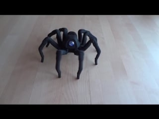 T8 3d printed octoped robot spider salsa rumba