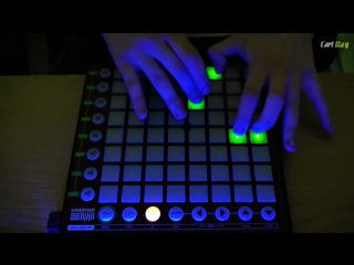 Novation launchpad chasing summers live routine