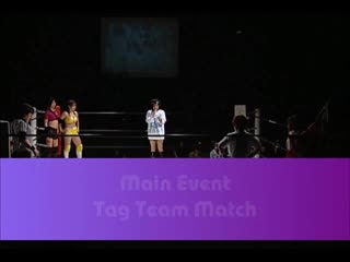 Arisa hoshiki & yuzuki aikawa vs kawasaki katsuhika saikyou dentsu