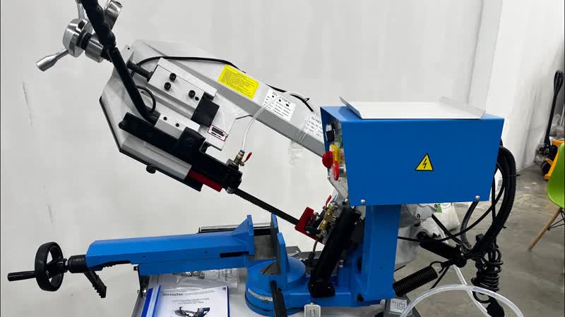 Metaltec bs 170 fhe 220 v ручной ленточнопильный станок для резки металла