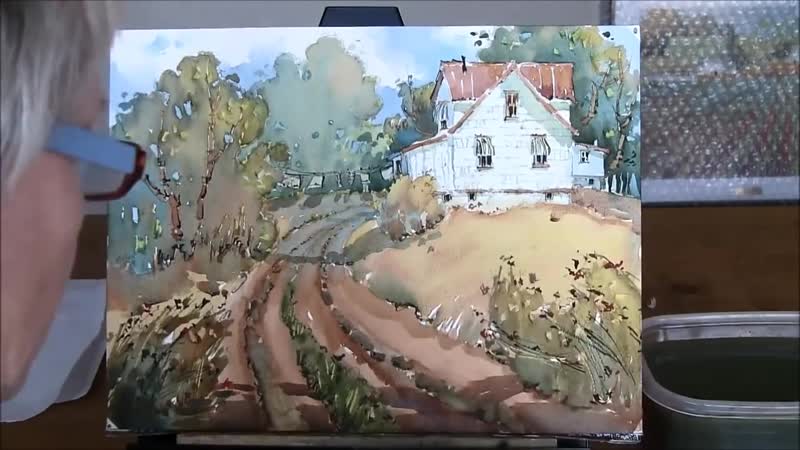 Акварельная зарисоа joyce hicks