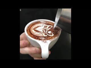 Cappuccino latte art 2019 coffee art tutorial flat white barista compilation coffee artist