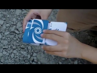 Guy shows off cardistry skills in barren landscape 986903