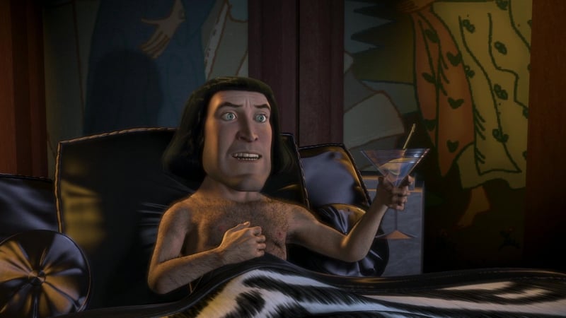 Шрек "лорд фаркуад свет мой зеркальце покажи принцессу"