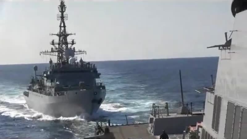 Опасное сближение кораблей сша и россии в аравийском море