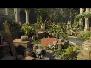 Treasury courtyard [ue4] [uncharted 4 fan art
