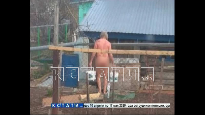 Голые и здоровые жители городца набираются сил, шокируя соседей своей наготой