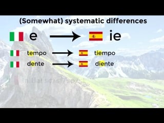 How similar are spanish and italian