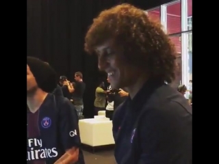 📲 | espn posted this video on ig of louis and @davidluiz 4 the other day at a fifa event