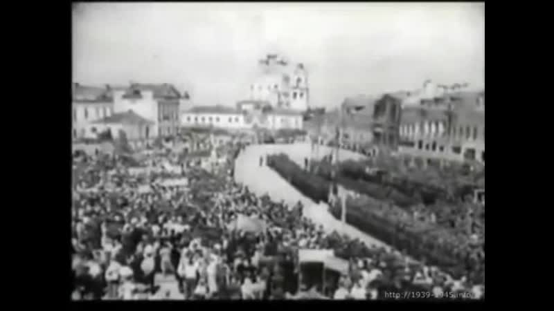 Парад роа в пскове (22 июня 1943 г )