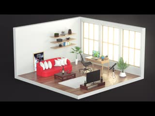 Isometric room