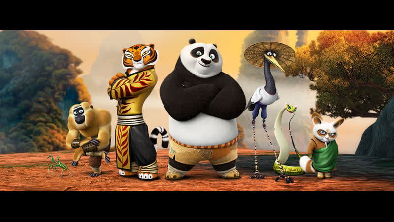 Kung fu panda 5 qism uzbek tilida