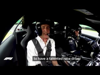 F1 safety car driver bernd maylander hot lap and interview (more than 700 laps led more than some f1 champions)