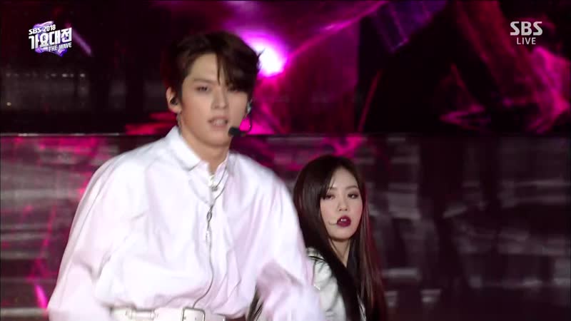 181225 2018 sbs 가요대전 더보이즈x스트레이키즈x(여자)아이들 new wave by 시잎새