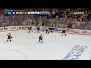 Rinne's 32 saves backstop preds to 2 1 win in game 4
