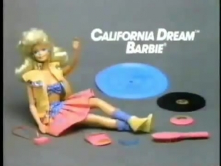 Mattel 1988 california dream barbie