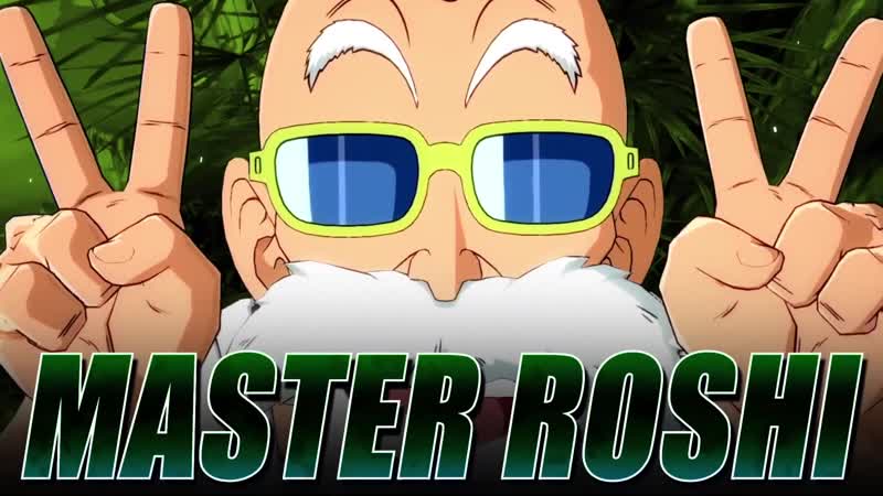 Dragonball fighterz – master roshi announcement trailer