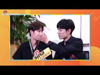 Ван ибо и сяо чжань в офисе sina weibo (полное видео)