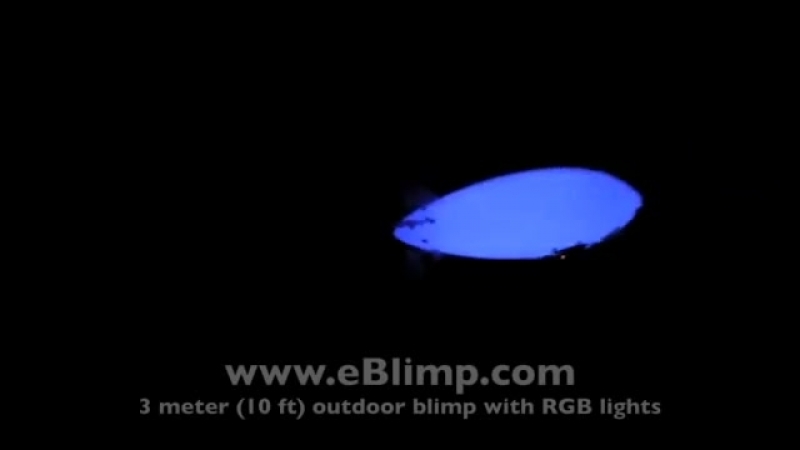 New rgb airship 10 ft outdoor rc remote control dirigible blimp from eblimp