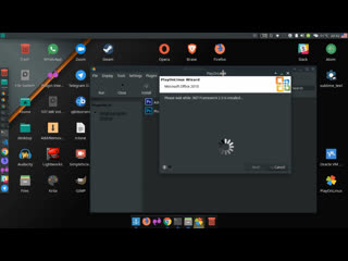 Manjaro xfce устаноа ms office 2010 часть 1