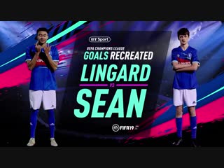 Champions league goals recreated jesse lingard