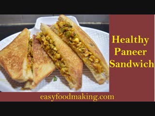 Tawa paneer sandwich