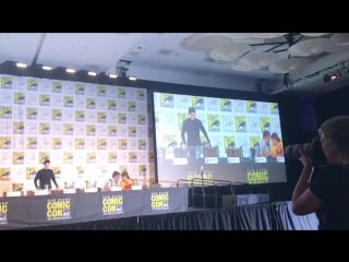 Video the beginning of the panel with bob and eliza sdcc2018 via @bellamysradio