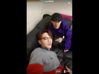 161228 periscope jun k live with mark