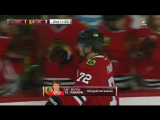 Artemi panarin goal on karri ramo (08 32 2nd)