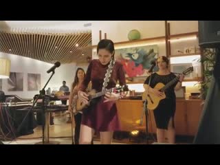 Taimane and friends play a medley of favorites at hyatt regency centric honolulu mar 14 2018