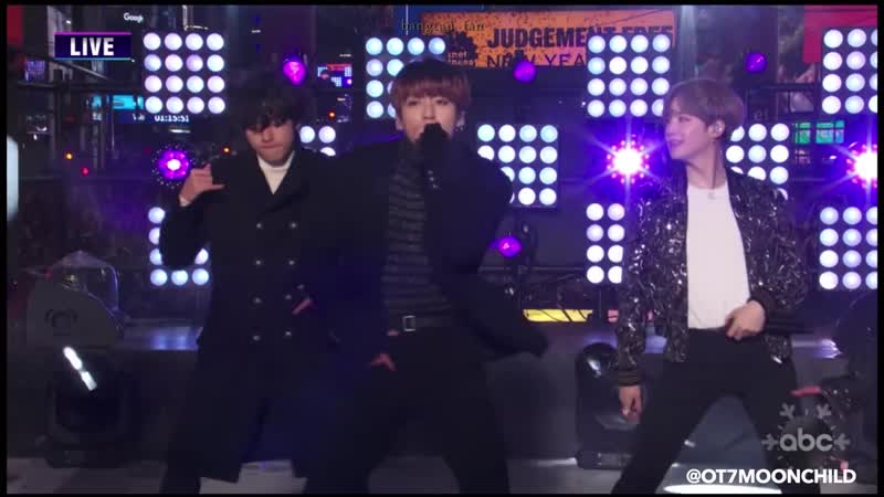 Bts new years eve 2020 full perfomance make it right + boy with luv