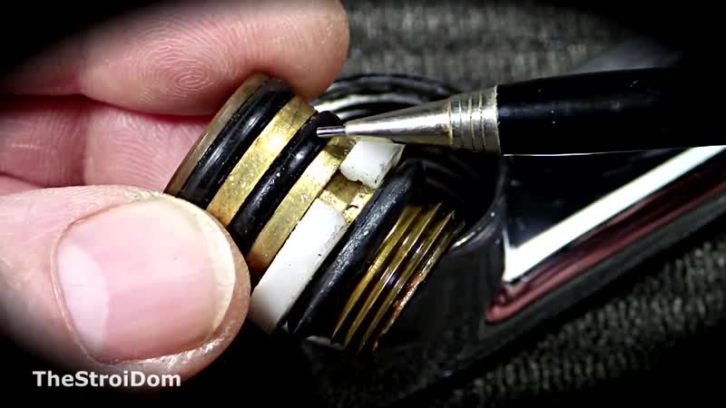 Ремонт гусака излива смесителя диаметр прокладки уплотнительные кольца