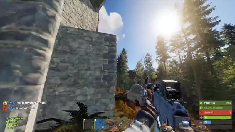 [черкаш] rust три пулемёта за 5 минут на классике против кланов раст