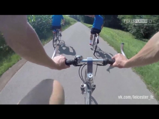 Bike ride with jamie vardy