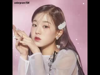 190712 colorgramtok offical ig update with wonyoung